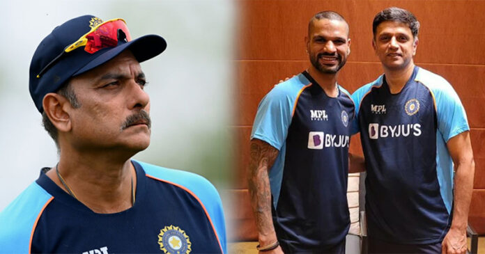 Ravi Shastri Dravid Shikhar Dhawan 696x365
