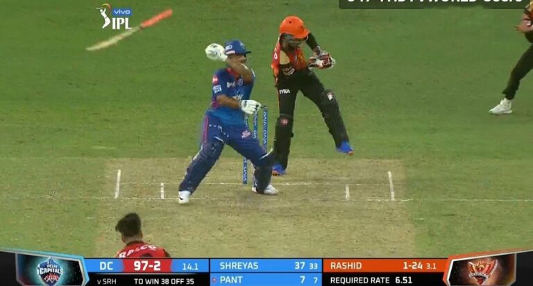 VIDEO: रिषभ पंत के हाथ से छूटा बैट, बाल-बाल बचे केन विलियमसन, वीडियो हो रहा वायरल