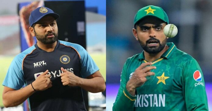 Rohit Sharma Babar azam India vs Pakistan Rohit Sharma Babar Azam India Vs Pakistan 696x365