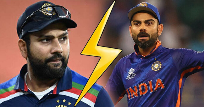 Virat Kohli Vs Rohit Sharma 696x365