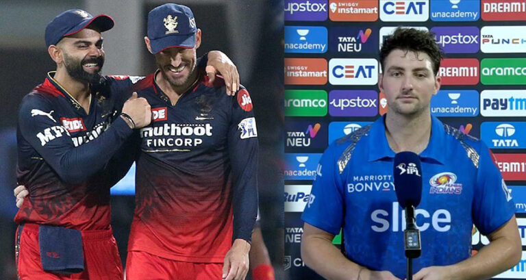 दिल्ली को हराने वाले टिम डेविड को मैच से पहले RCB के खिलाड़ी से मिला था यह खास मैसेज