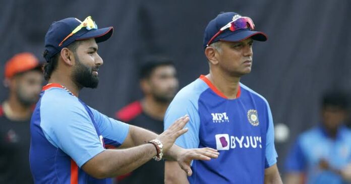 Rishabh Pant Rahul Dravid 696x365