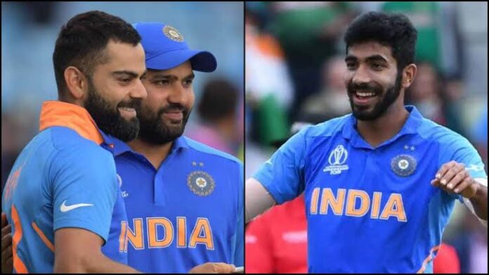 Rohit Sharma Virat Kohli Jasprit Bumrah Rohit Sharma Virat Kohli Jasprit Bumrah 696x391
