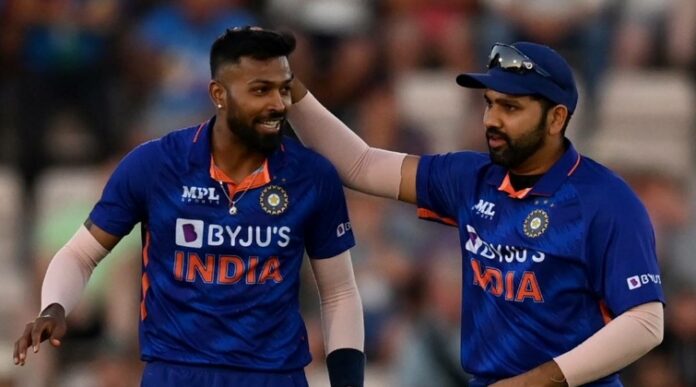 Hardik Pandya And Rohit Sharma 696x387