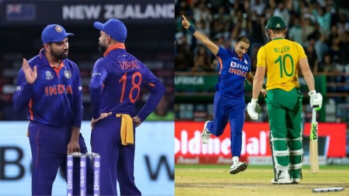 Rohit Virat Kohli harshal patel india vs south africa Rohit Virat Kohli Harshal Patel India Vs South Africa 696x392