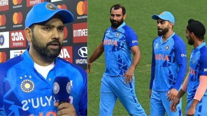 Rohit Sharma mohammad shami virat kohli Rohit Sharma Mohammad Shami Virat Kohli 696x392