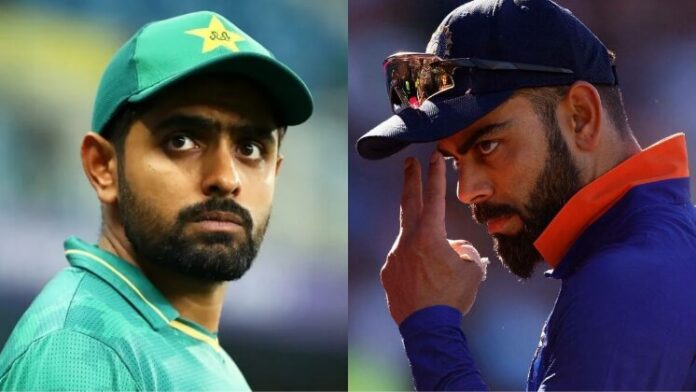 Virat Kohli Babar Azam India Vs Pakistan 696x392