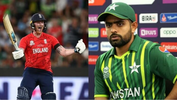 pakistan vs england ben stokes babar azam Pakistan Vs England Ben Stokes Babar Azam 696x392