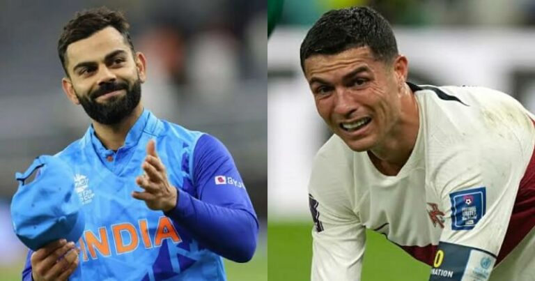फीफा वर्ल्ड कप से बाहर होने पर क्रिस्टियानो रोनाल्डो के लिए विराट कोहली ने भेजा ये खास मैसेज
