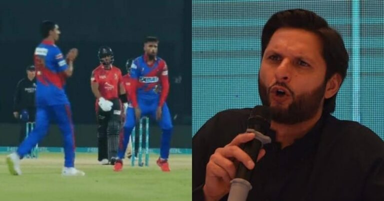 VIDEO: पाकिस्तान सुपर लीग में मोहम्मद आमिर ने की अश्लील हरकत, शाहिद अफरीदी ने लगाई डांट