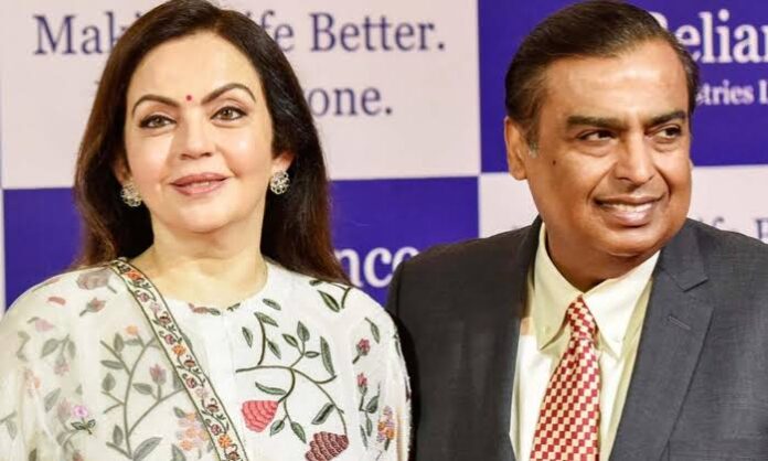 Mukesh Ambani Neeta Ambani 696x418