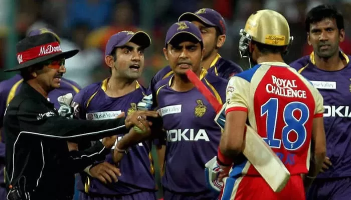 Gautam Gambhir vs Virat Kohli fight