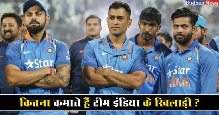 Indian cricketers salary