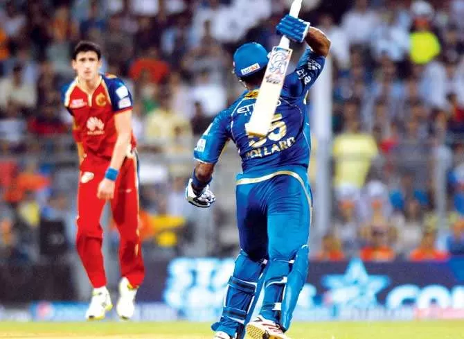 Mitchell Starc vs Kieron Pollard in IPL