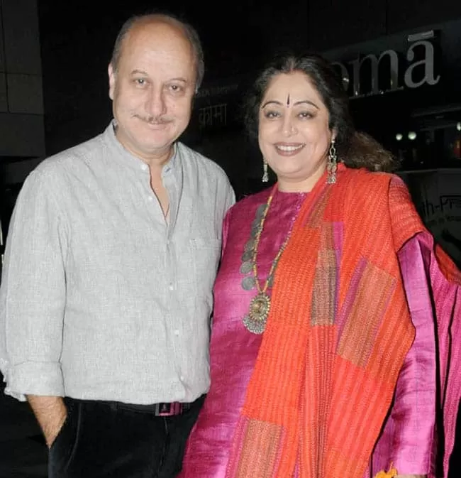 Anupam Kher wife Kirron Kher