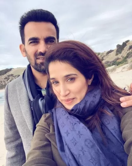 Zaheer Khan and wife Sagarika Ghatge