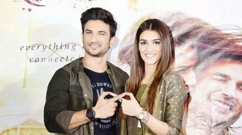 Kriti-senan-with-Sushant-singh-rajput