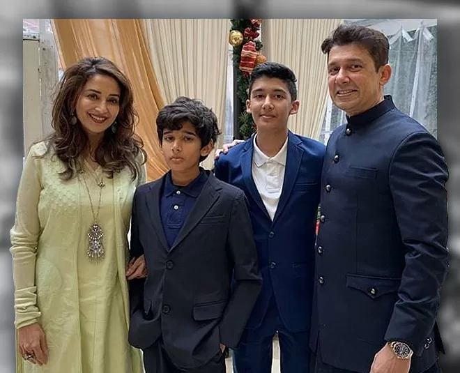 Madhuri Dixit Strict Mother Giving Fitness Tips For Other Mothers Main