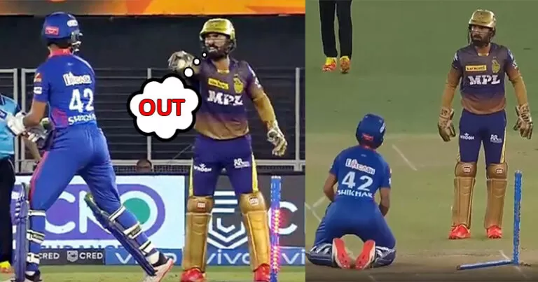 Video: लाइव मैच में बच्चों की तरह लड़ने लगे शिखर धवन और दिनेश कार्तिक, कॉमेंटेटर भी लगे हंसने