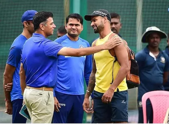 Rahul Dravid Coach Indian Team Shikhar Dhawan YoViews