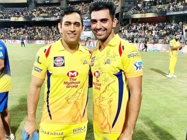 Ms Dhoni Deepak Chahar