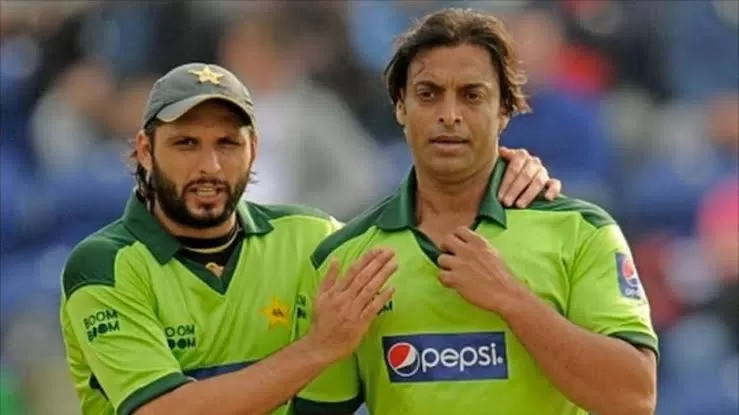 Shahid Afridi Shoaib Akhtar