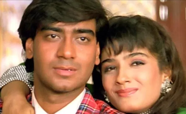 Ajay Devgn Raveena Tandon 1