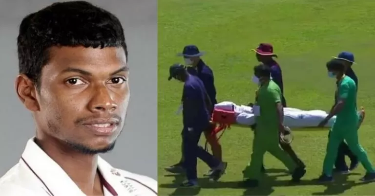 अपने डेब्यू मैच में ही मैदान से सीधा हॉस्पिटल पहुंचा यह खिलाड़ी, लगी गंभीर चोट, देखें वीडियो