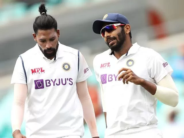 Jasprit Bumrah Mohammad Siraj
