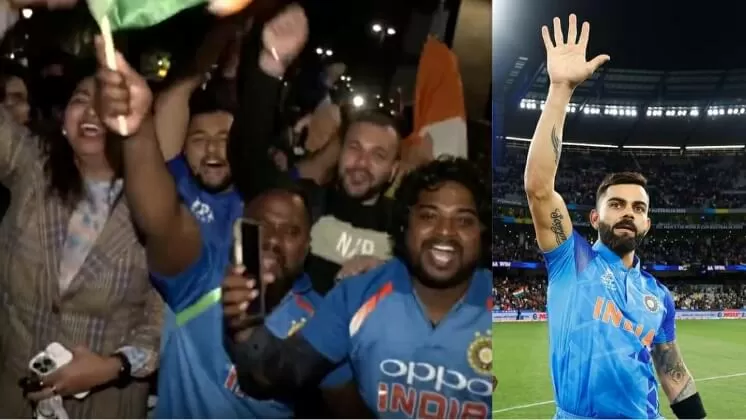 भारत की जीत के बाद फैंस ने ऑस्ट्रेलिया में जमकर मनाया जश्न, सोशल मीडिया पर छा गई वीडियो