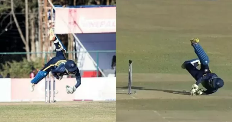 इस खिलाड़ी की विकेटकीपिंग देखकर धोनी को भी होगा आश्चर्य, वीडियो में देखिए कैसे किया आउट