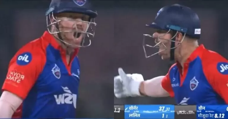 DC vs MI: अपने साथी खिलाड़ी की गलती पर भड़के डेविड वार्नर, यह गलती पड़ सकती थी बहुत भारी